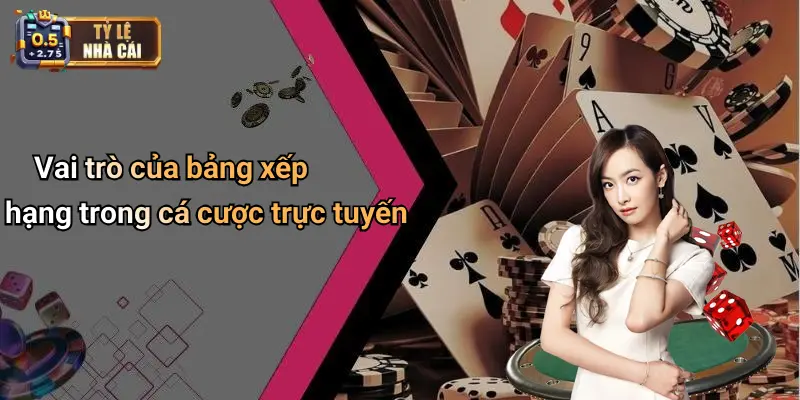 Vai trò của bảng xếp hạng trong cá cược trực tuyến