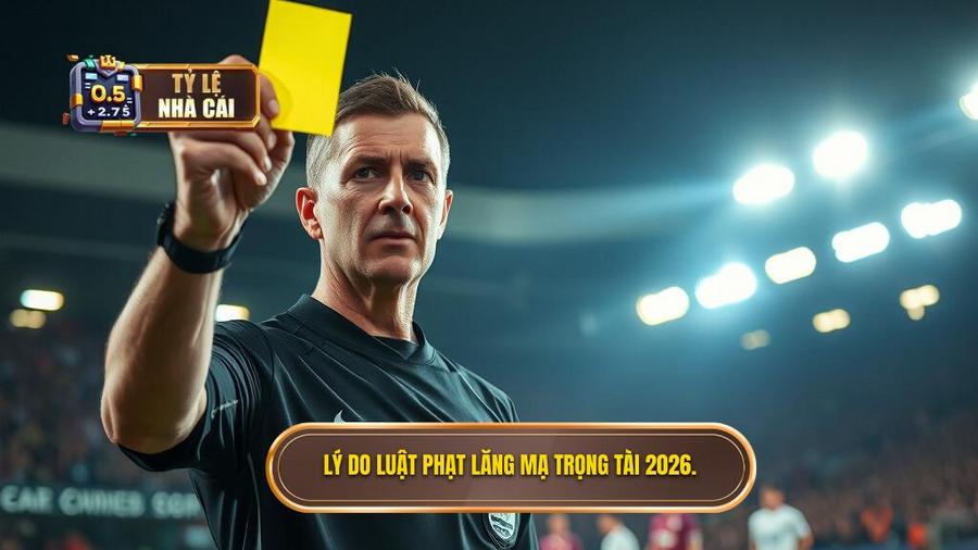 1. Lý do luật phạt lăng mạ trọng tài 2026.