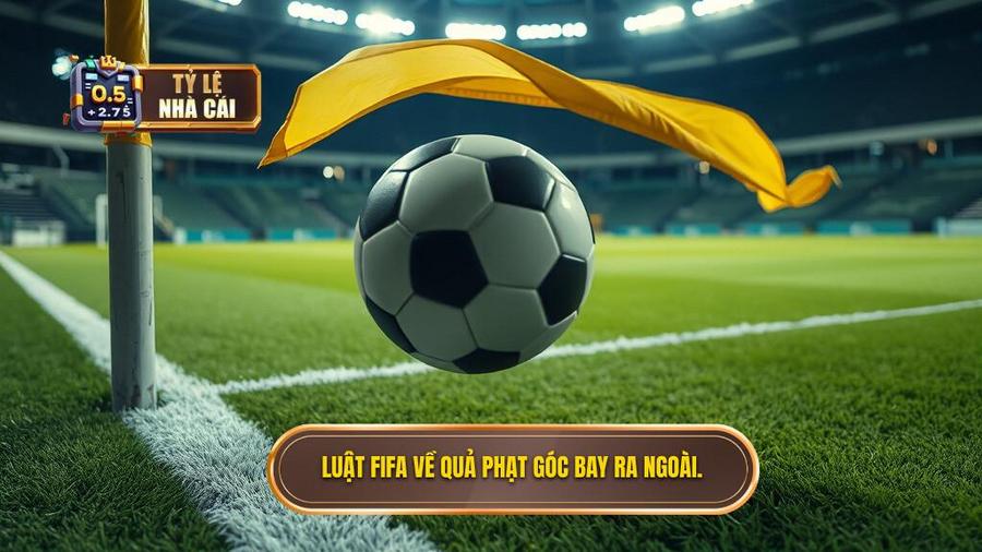 2. Luật FIFA về quả phạt góc bay ra ngoài.