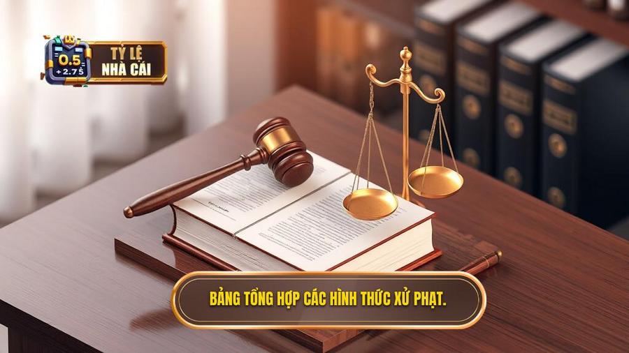 3. Bảng tổng hợp các hình thức xử phạt.