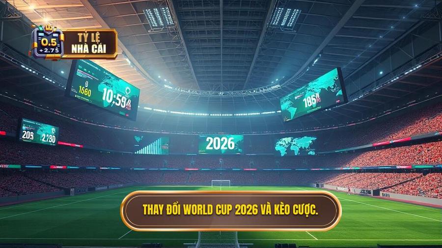 Tổng quan về sự thay đổi tại World Cup 2026 và tác động đến kèo cược