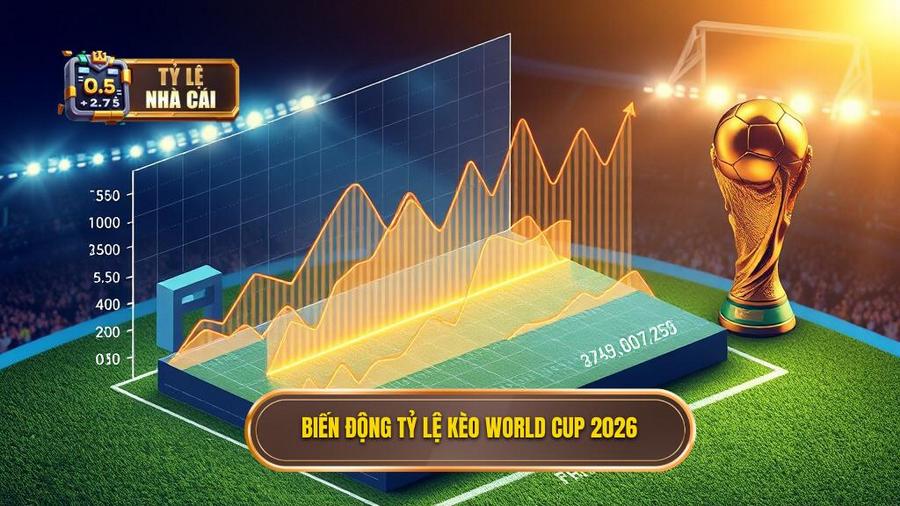Bảng so sánh biến động Tỷ lệ kèo World Cup 2026 theo từng giai đoạn