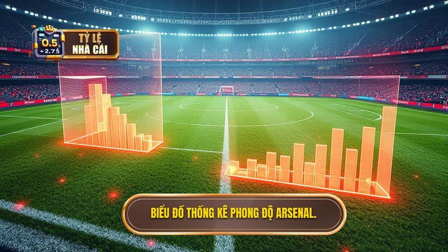 Phân tích chi tiết phong độ Arsenal qua các chỉ số thống kê