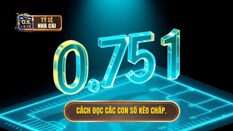 Các con số phổ biến trong kèo chấp và cách đọc chi tiết