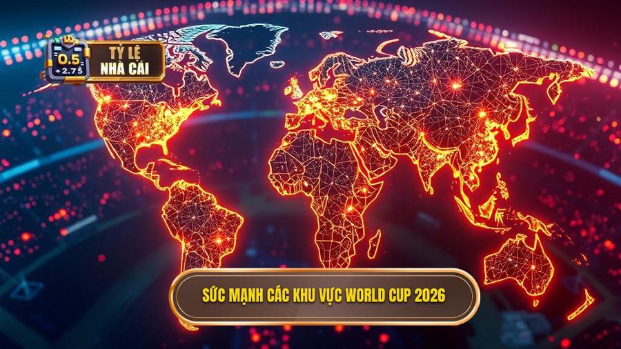 Phân tích sức mạnh các khu vực tại World Cup 2026